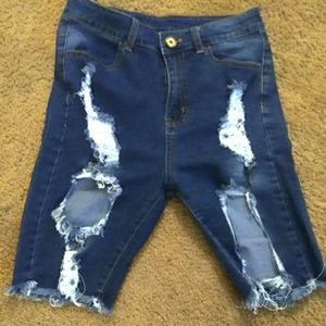 Distressed Shorts